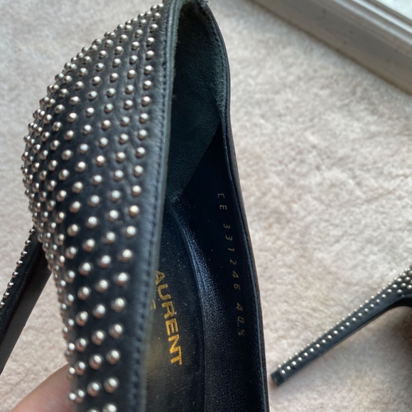 Saint Laurent black heels size 40.5 - Picture 3 of 4